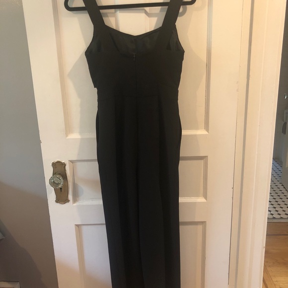 Zara black strap, wide leg jumpsuit. Worn only once. Perfect condition. Size XS. - Picture 4 of 6